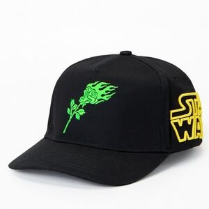 Civil x Star Wars Rebel Dad Hat, OneSize, Black.